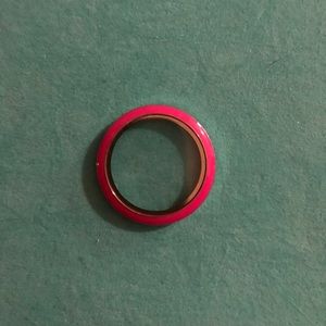 Origami Owl Hot Pink Enamel Large Face